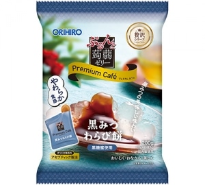 ぷるんと蒟蒻プレミアムカフェ 黒みつわらび餅 10個