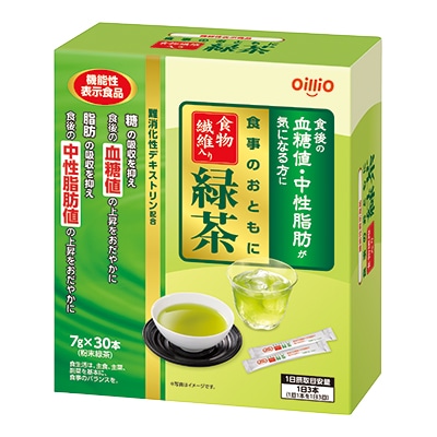 【販売終了しました】【機能性表示食品】食事のおともに食物繊維入り緑茶 30本