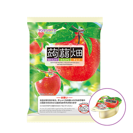 マンナンライフ 蒟蒻畑りんご味 10個