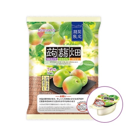 【販売終了しました】マンナンライフ 蒟蒻畑 うめ味 10個