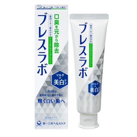 【お取り寄せ】ブレスラボ マルチ美白ケア クリスタルクリアミント 90g
