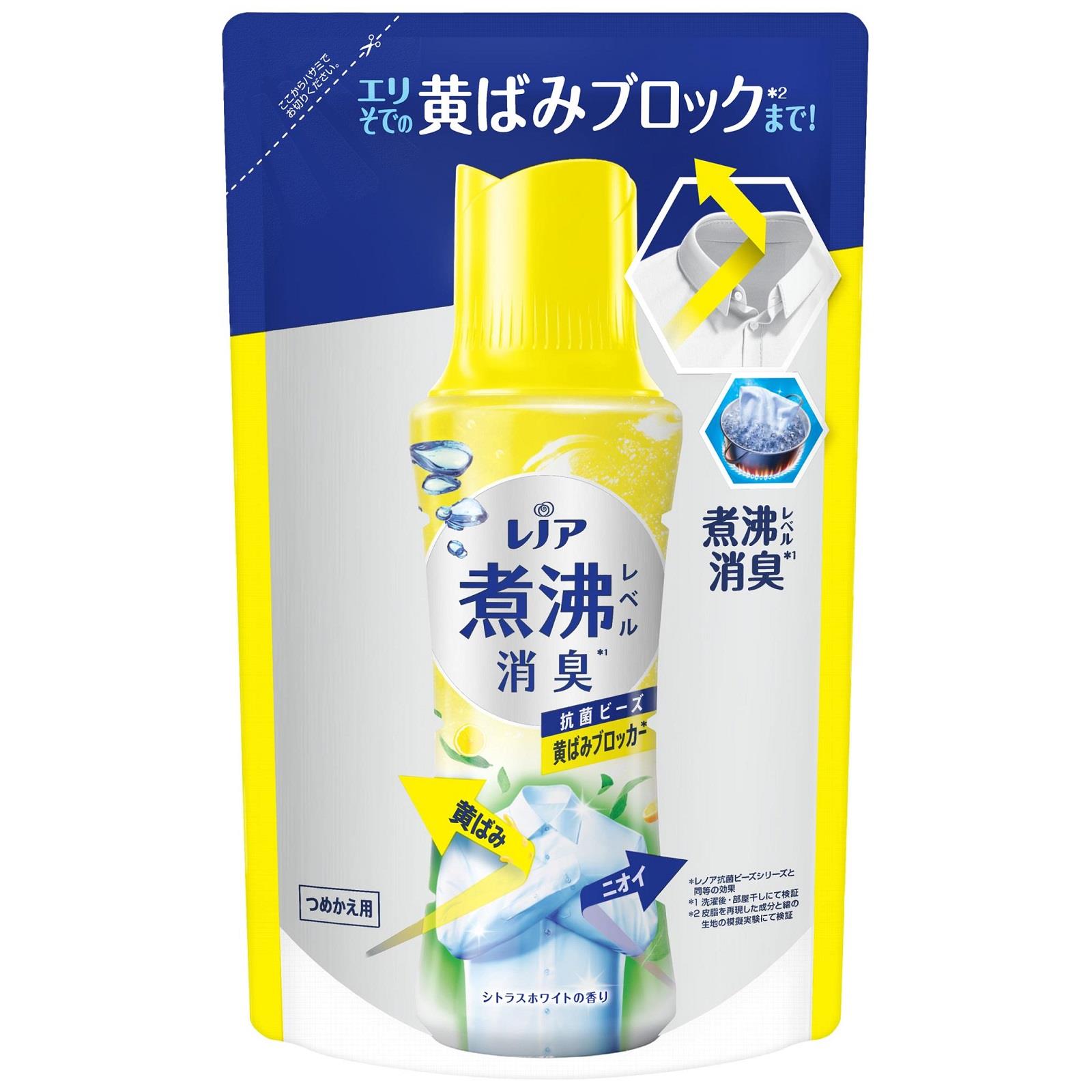 【販売終了しました】レノア抗菌ビーズ シトラスホワイト つめかえ用 365ml